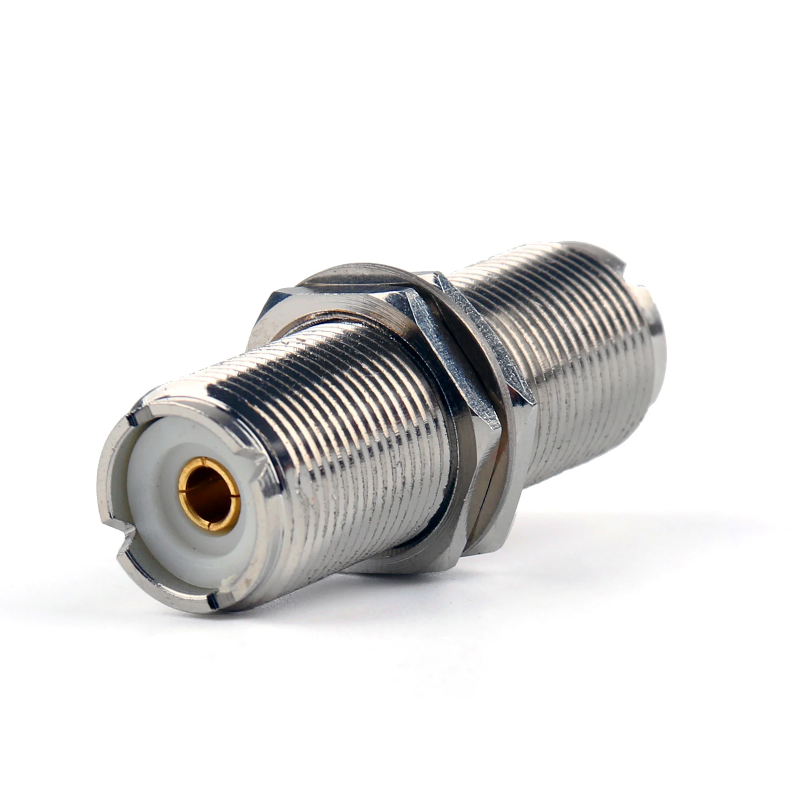 Artudatech 10 шт. адаптер УВЧ гнездовая гайка к гнезду SO239 панельный разъем F/F штекерные