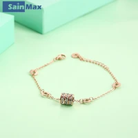 sainmax trendy bracelet stainless steel bracelet electroplating for women girls as gift for yourself or friends for wholesale