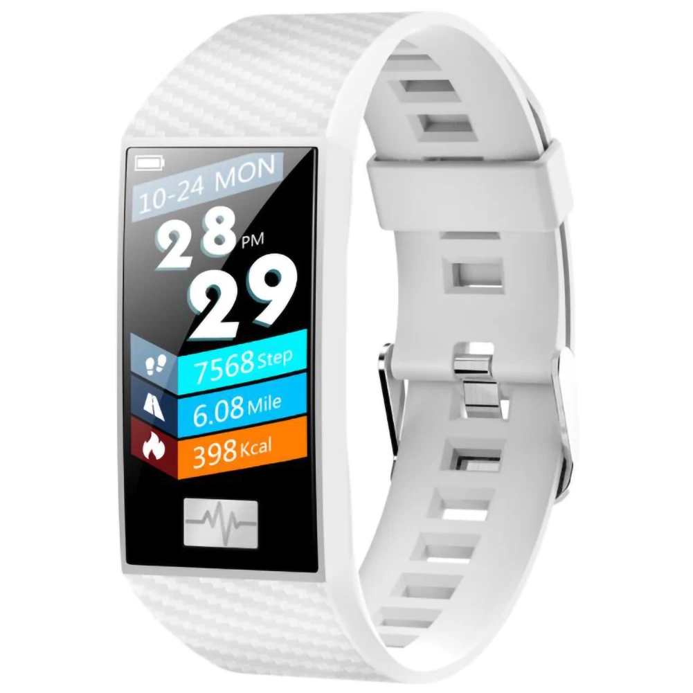 For DT58 1.14 Inch large Color screen Smart Recording Bracelet With Heart Rate ECG Blood Pressure IP68 Fitness Wrisatband | Электроника