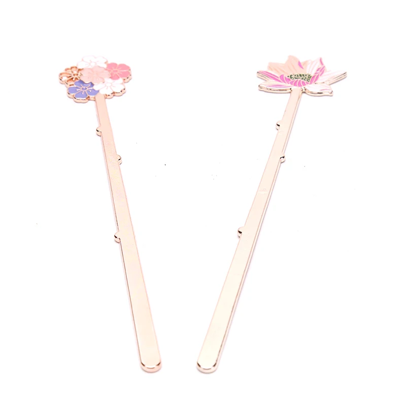 1 шт. креативные Сакура лотоса яркая Закладка подарочные канцелярские