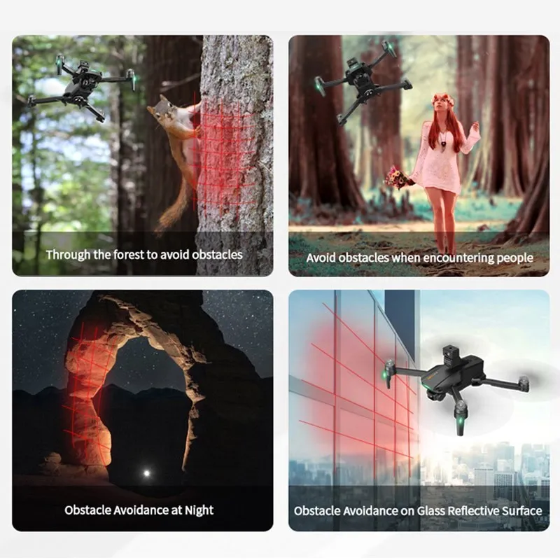 Квадрокоптер XMRC M10 Ultra 4K профессиональный GPS 3 оси Wi-Fi дальность 5 км высота 800 м