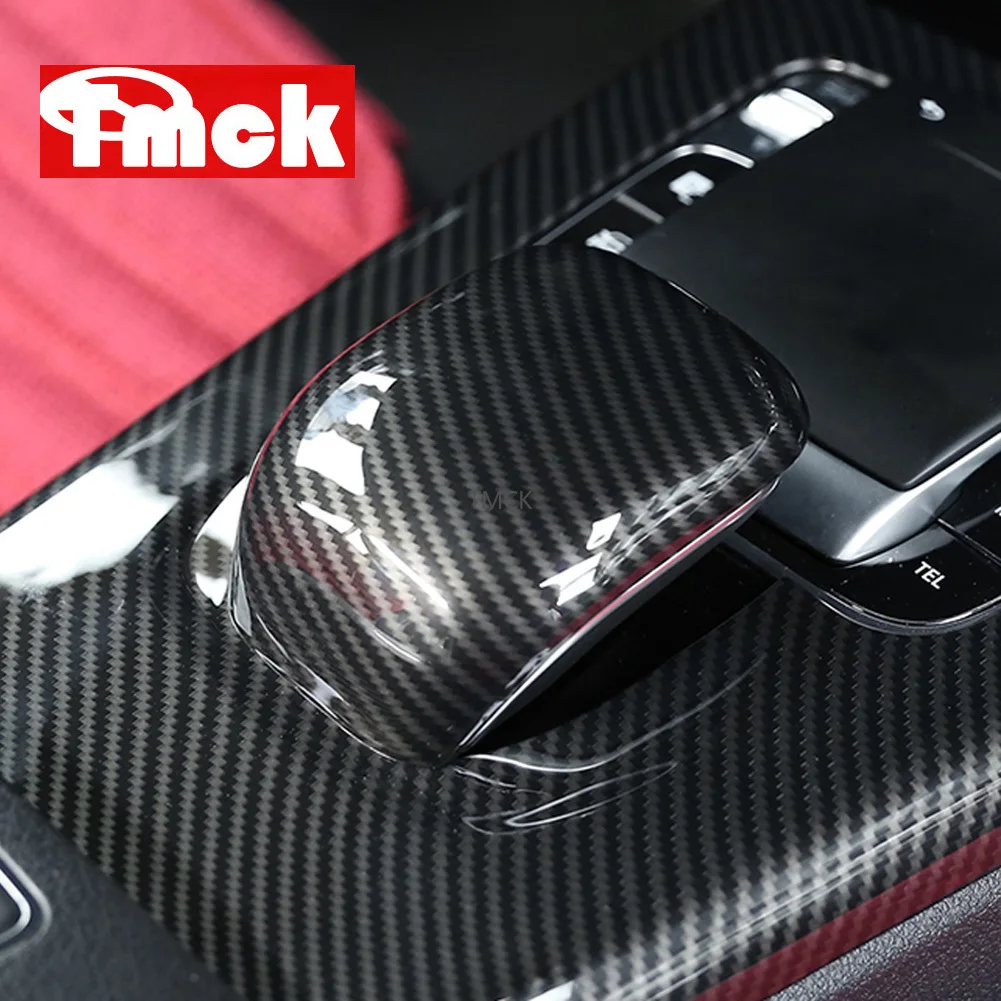 

Carbon Fiber Car Center Console Armrest Mouse Shell Trim Cover Sticker for Mercedes Benz A Class W177 A180 A200 A220 A250 2019+