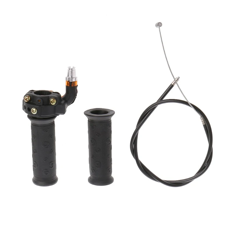

Twist Throttle Accelerator 3 stage Grip + Cable For 47cc 49cc Mini Dirt Bike Quad Pocket