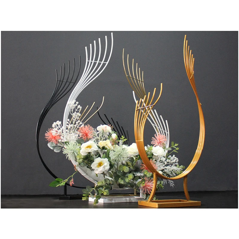 Искусственные цветы павлина изогнутые подставка для композиции свадебные