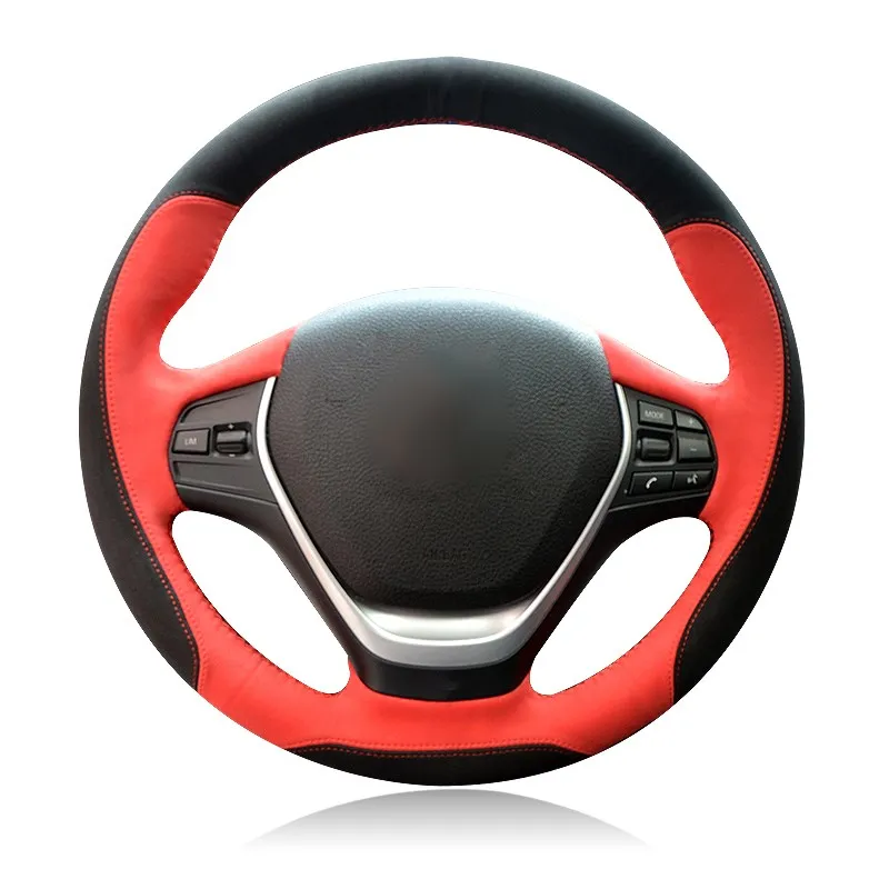 

Hand Sew Car Steering Wheel Cover for BMW F30 320i 328i 320d F20