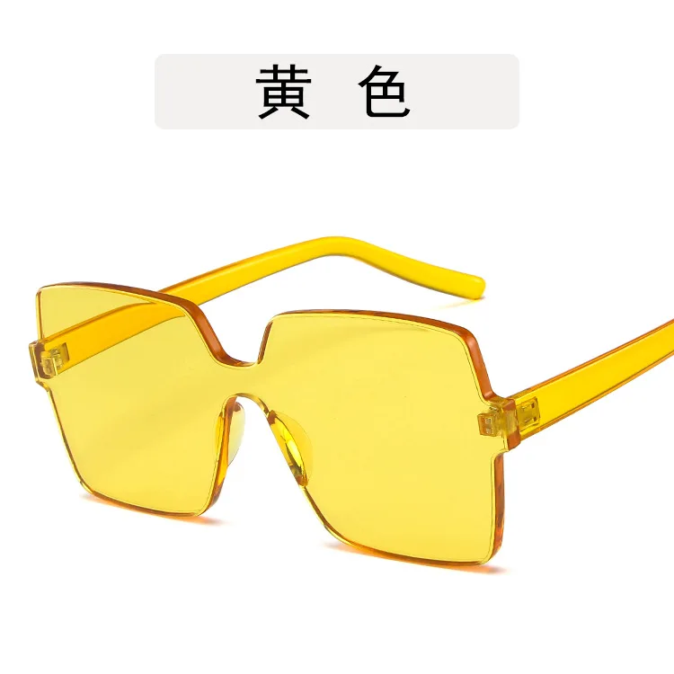 

2020 New Rimless Oversized Sunglasses Women Luxury Sun Glasses for Men Shades Frameless UV400 One Piece Eyewear