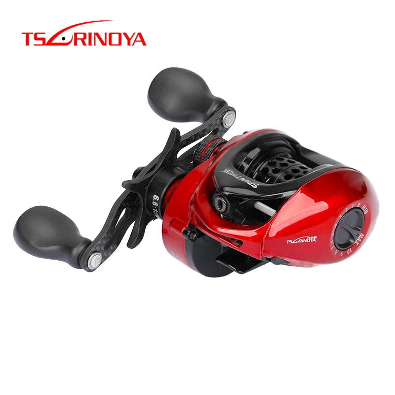 TSURINOYA Бейт изящество литейная катушка SPIRIT FOX 6 6: 1 165 г 9BB для форели Carretes Pesca Molinete
