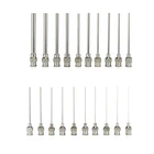 12 шт.лот 1,5 дюйма 8 г до 30 г полностью металлические наконечники с тупым наконечником замок шприц из нержавеющей стали дозирующие иглы для клея наконечники