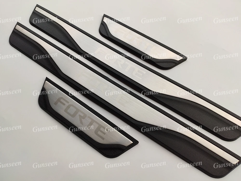 Автомобильная Накладка на порог для Kia Forte защитные аксессуары наклейка