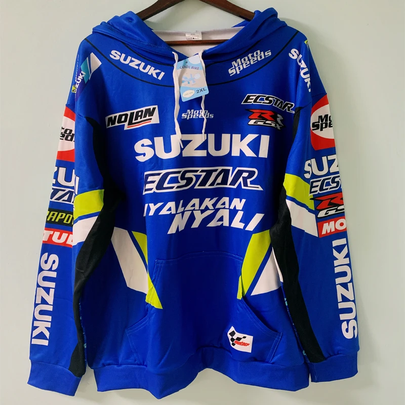Knight GP мотоциклетная Толстовка Для Suzuki с вышитым логотипом, толстовка с капюшоном, куртка, пальто RR GSXR GXS, мотоциклетная одежда - Цвет: regular tag Velvet