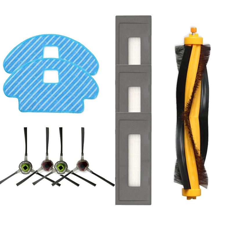 Ролик для пылесоса основная щетка швабры тряпичная боковая Для ECOVACS Deebot Ozmo 930/DG3G