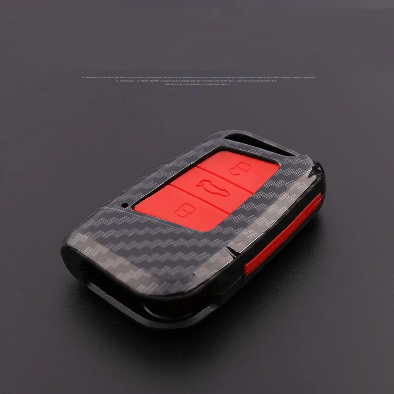Силиконовый чехол из углеродного волокна для автомобильного ключа Volkswagen VW MAGOTAN