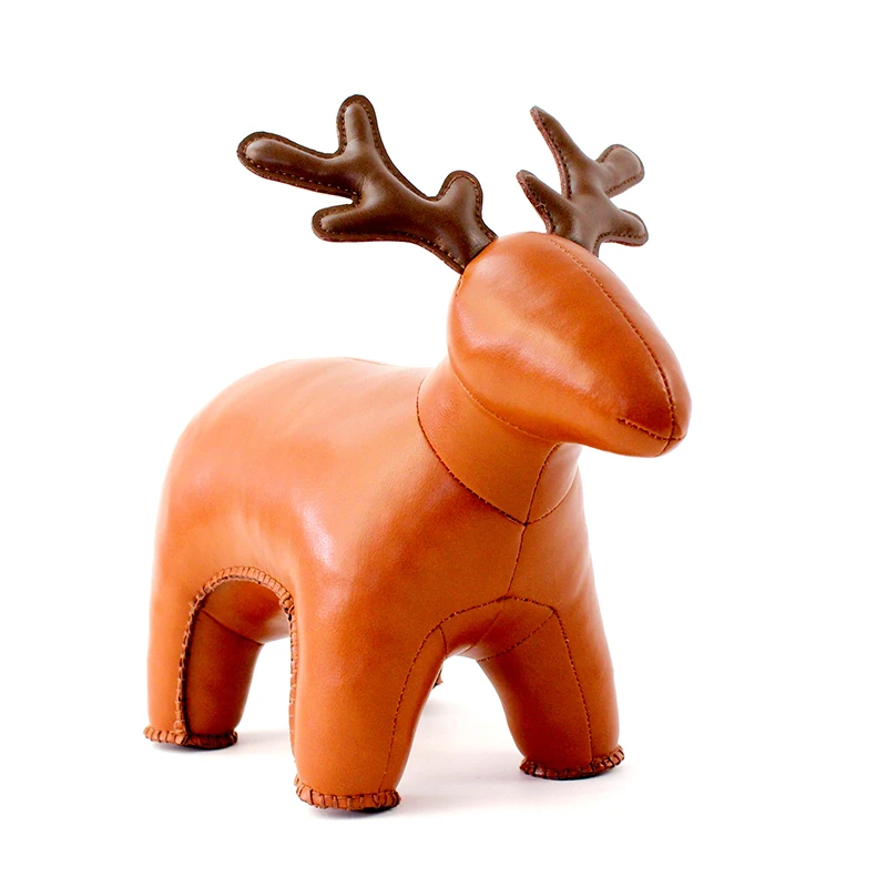 Искусственная кожа форзац с животными олень пресс папье ручная работа украшение