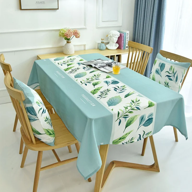 Free Shipping Floral Print Waterproof Table Cloth Oil-Proof/Waterproof Stain-Resistant Cover for Outdoor and Indoor | Дом и сад