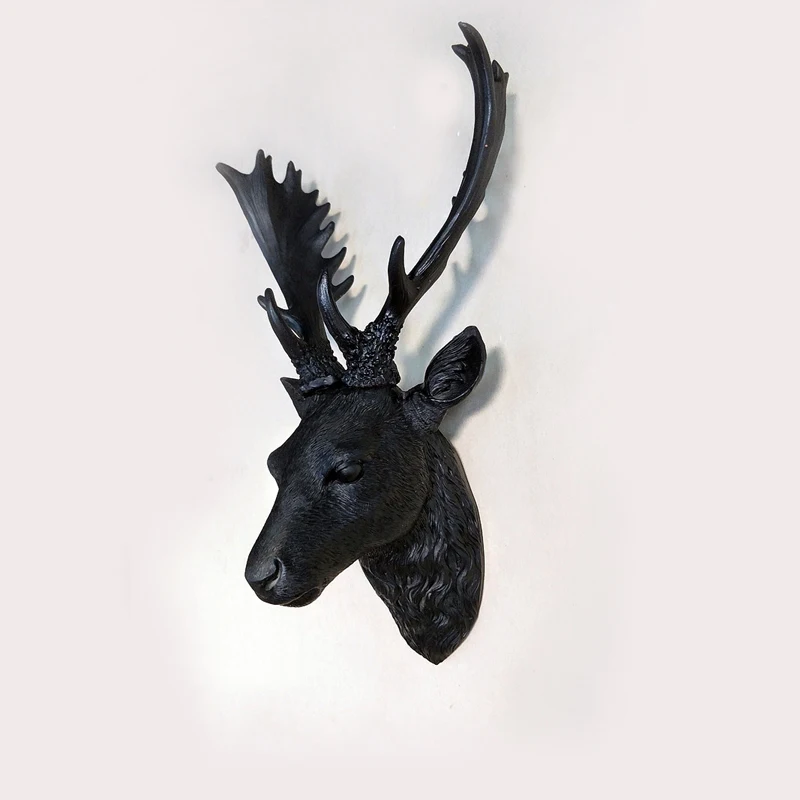 Американский творческий имитация головы оленя настенный гостиная халат с