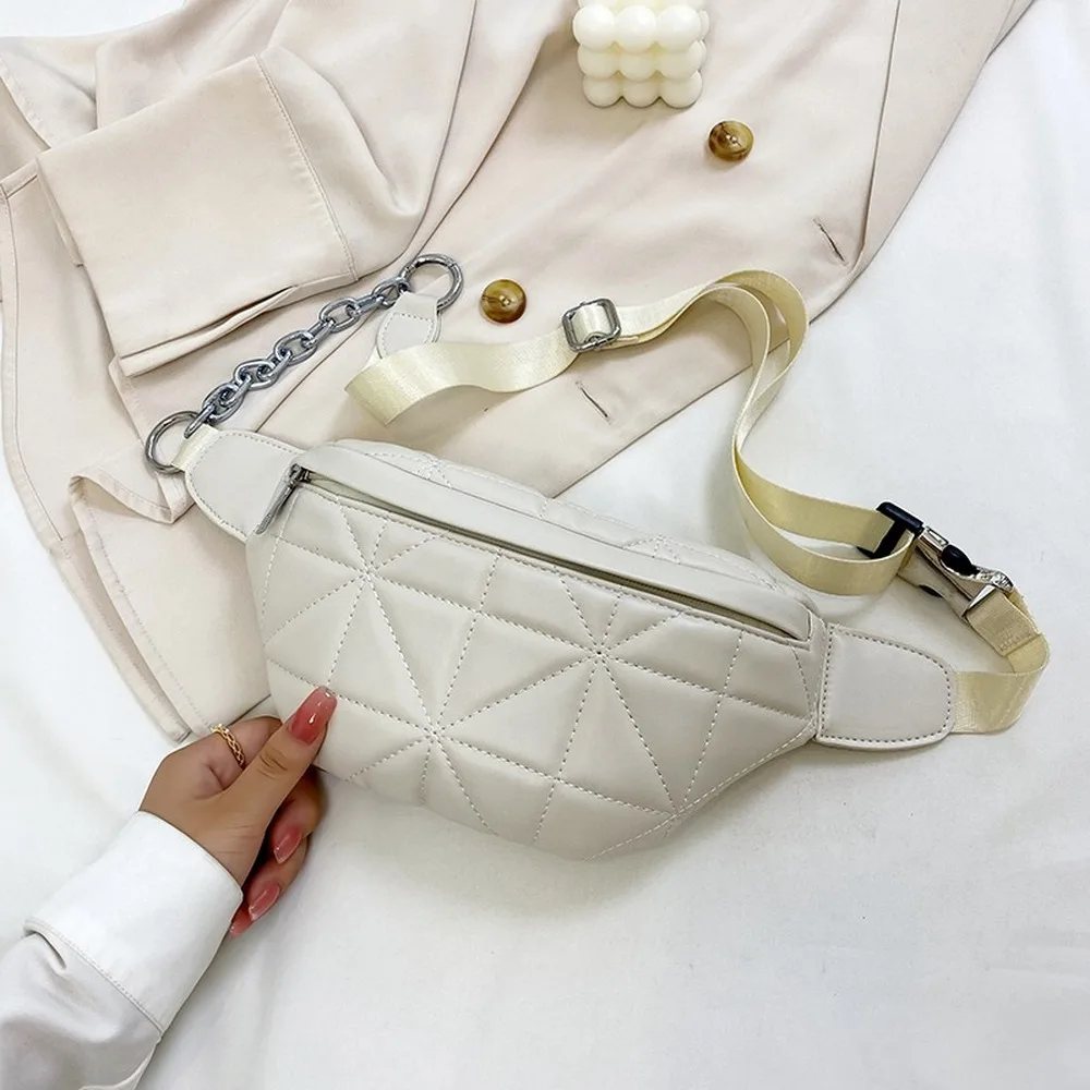 Новые модные летние сумки на грудь маленькие однотонные Сумки талию для женщин