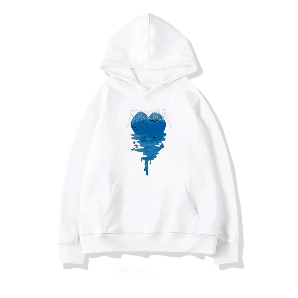 

Extra Print Womans Sweatshirts Fashion Casual Hip Hop Top 2021 Autumn Oversize Hoodies Retro Large Size Crewneck Female Hoodie