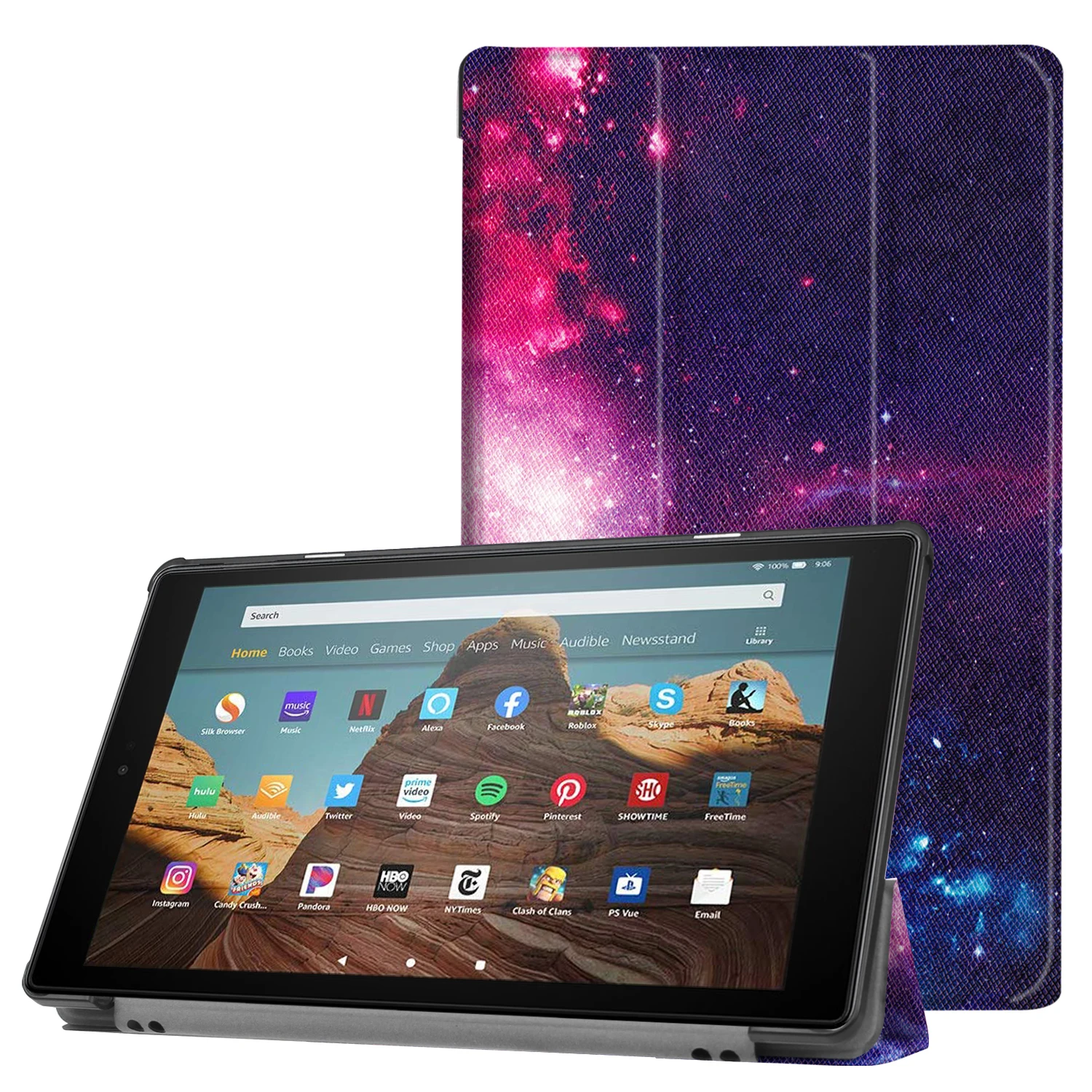 Чехол для планшета Amazon Kindle Fire HD 10 2019 2017 чехол умный книжка|Чехлы планшетов и
