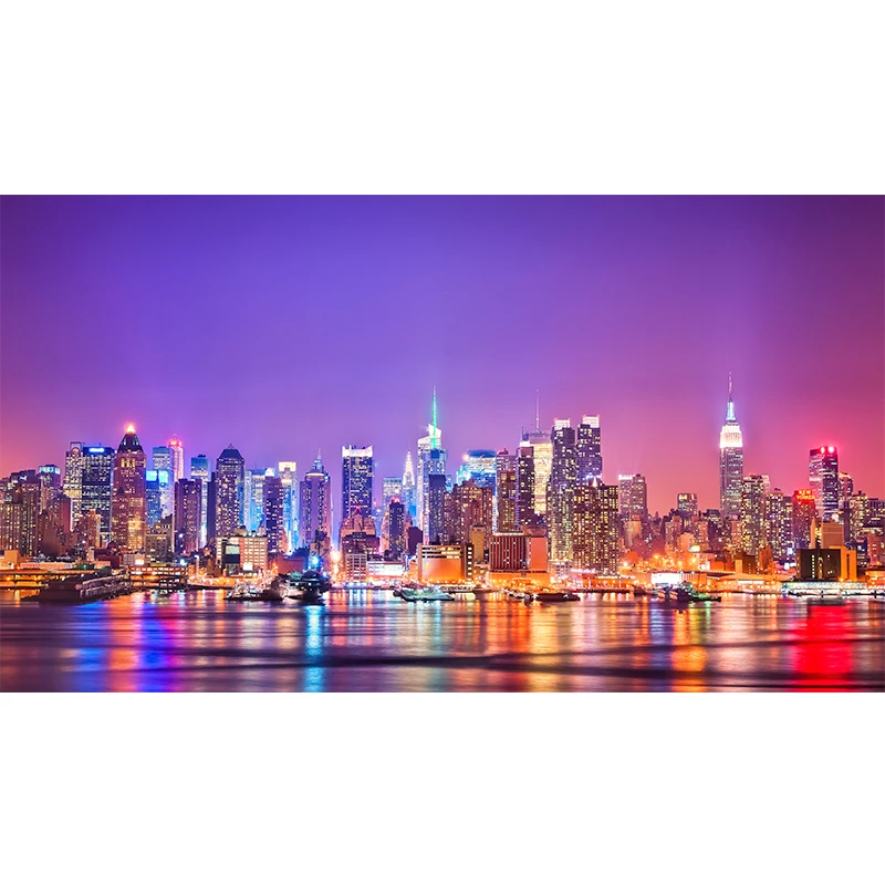 5D DIY Алмазная картина полностью квадратная/круглая дрель &quotНочной приморский