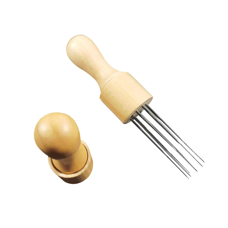 Шерсть Войлок инструмент с 8 игл diy-войлочные из массива дерева дверные ручки