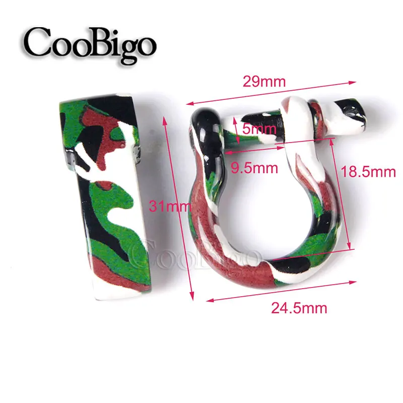 5 шт. металлический M5 винтовой штифт D лук Якорная Скоба Регулируемая 210 кг парашютный шнур 550 Паракорд Браслет Открытый Кемпинг походные наборы