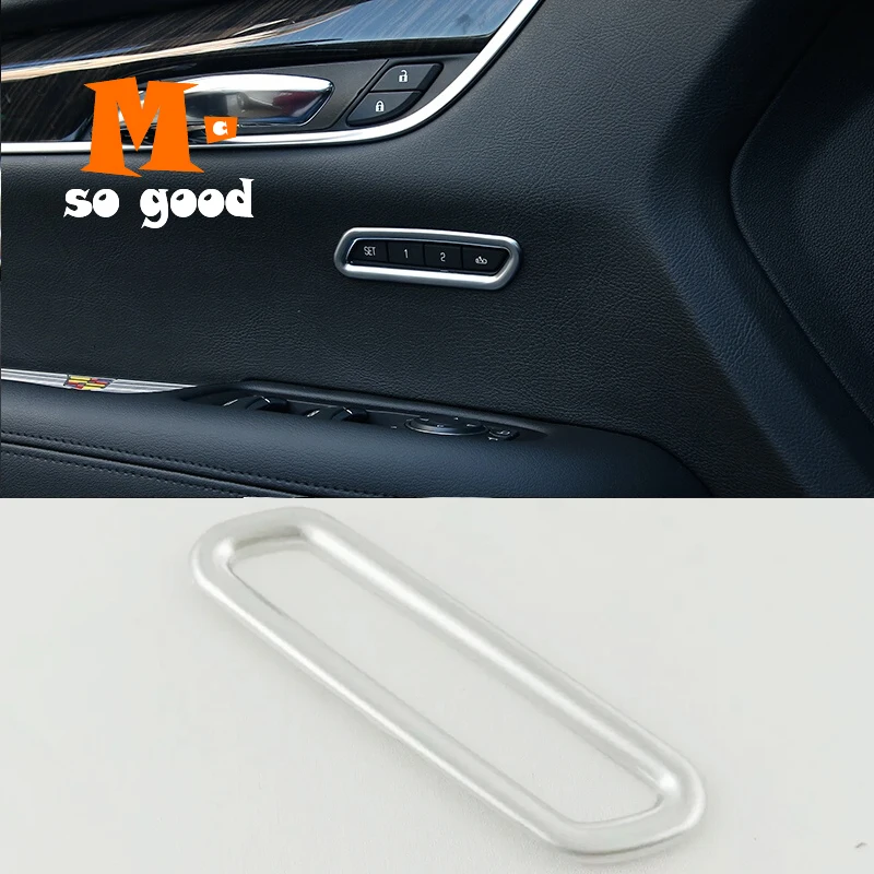 

for Cadillac XT5 ABS Matte 2016 2017 2018 2019 2020 Car Accessories Car Seat Memory Switch Button Panel Cover Interior Mouldings