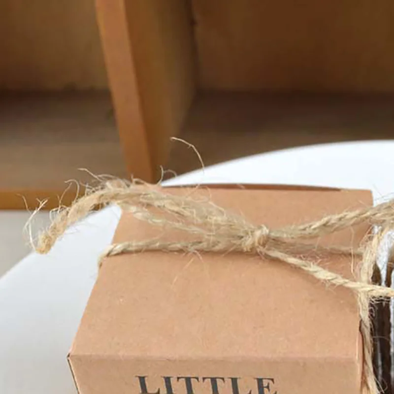 10 шт. коробка для конфет из крафт-бумаги мальчиков или девочек вечерние коробки