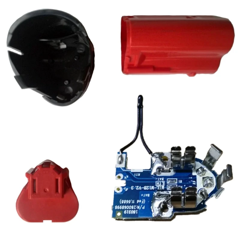 

M12 Battery Plastic Case (No Battery Cell ) PCB Circuit Board for 12V 1.3Ah 1.5Ah 48-11-2411 Li-Ion Battery