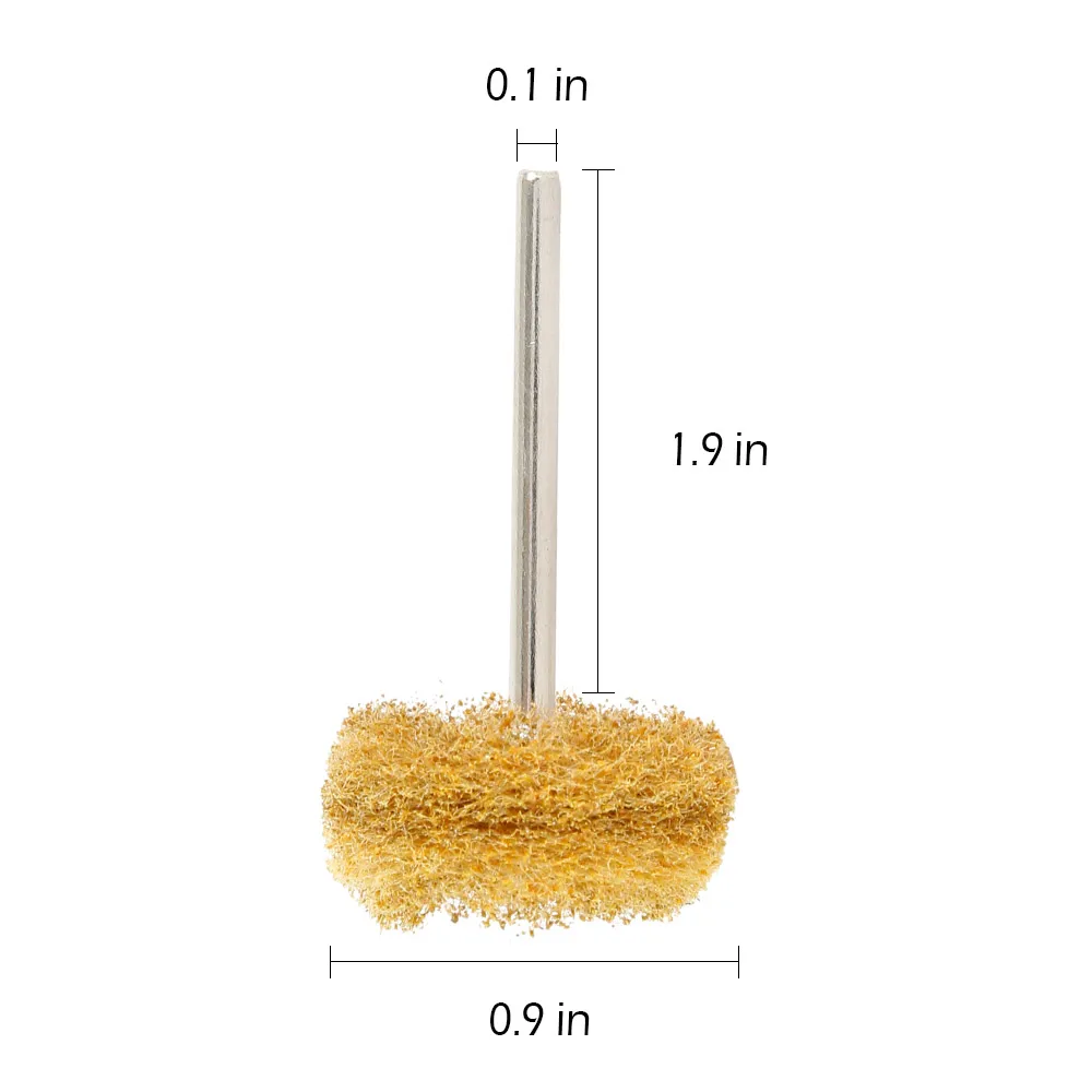 

80 Pcs/set Mini Drill Abrasive Brush Scouring Pad Abrasive Wheel Buffing Polishing Wheel for Dremel Rotary Tool Accessories Set