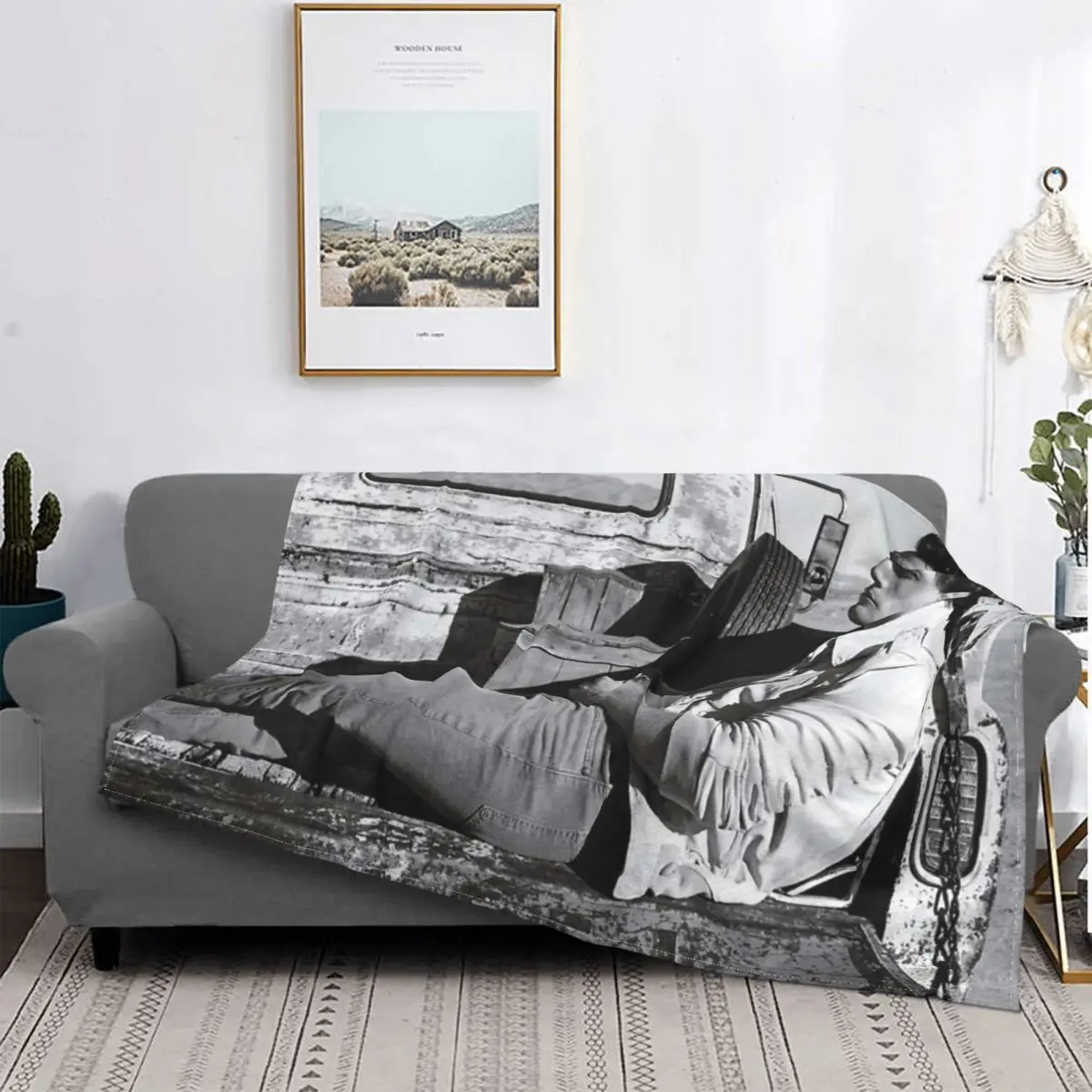 

Henry Cavill-Manta a cuadros para niños, colcha para cama, sofá, manta de verano, 135