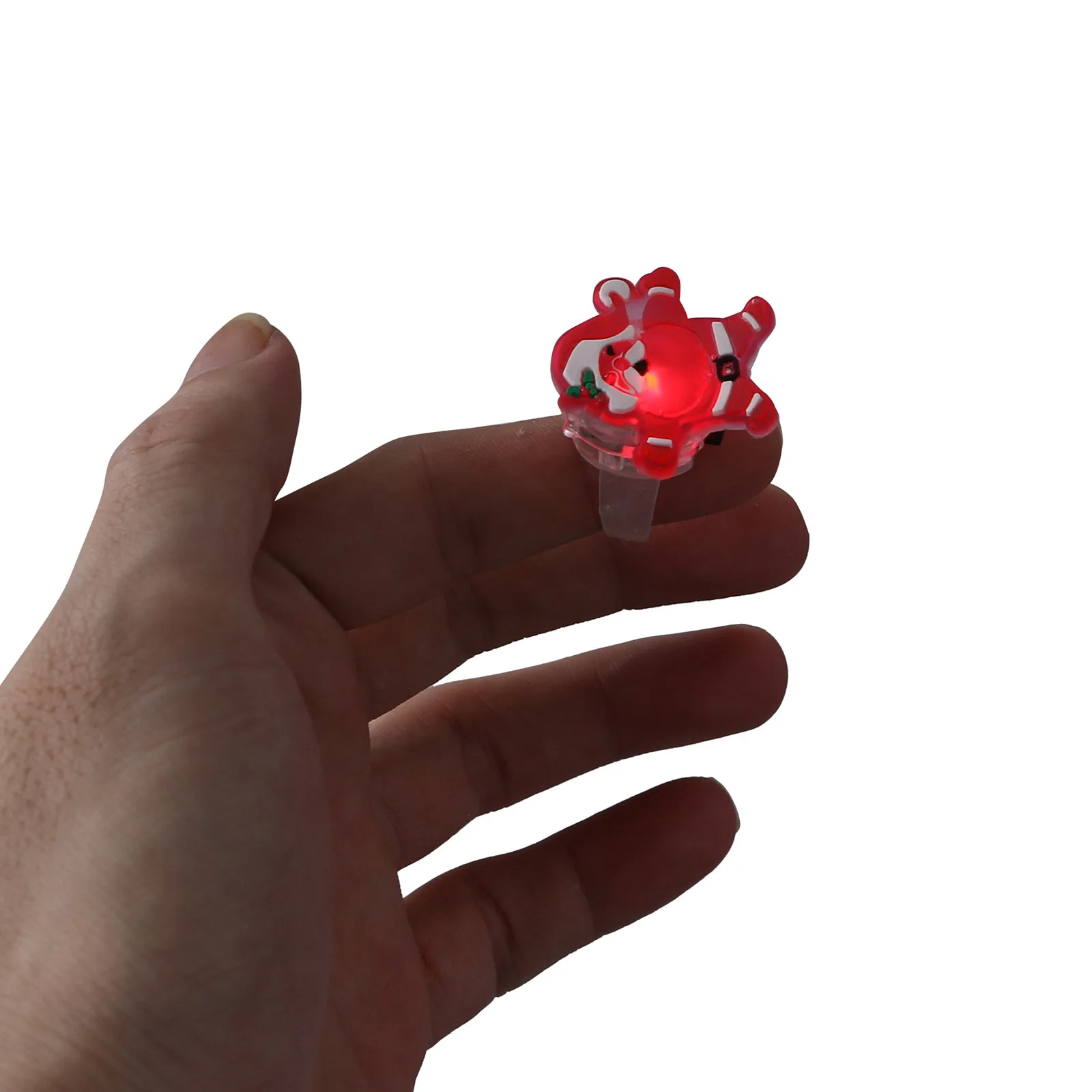 Рождественский подарок вечерние Рождественские огни Санта-Клаус снежинка