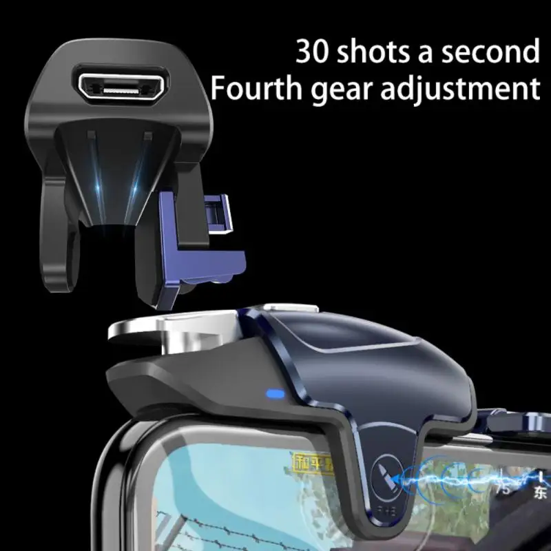 Gamepad PUBG Mobile Game Controller Trigger Aiming And Shooting Button L1R1 Joystick For IPhone Android Phones AK02 | Электроника