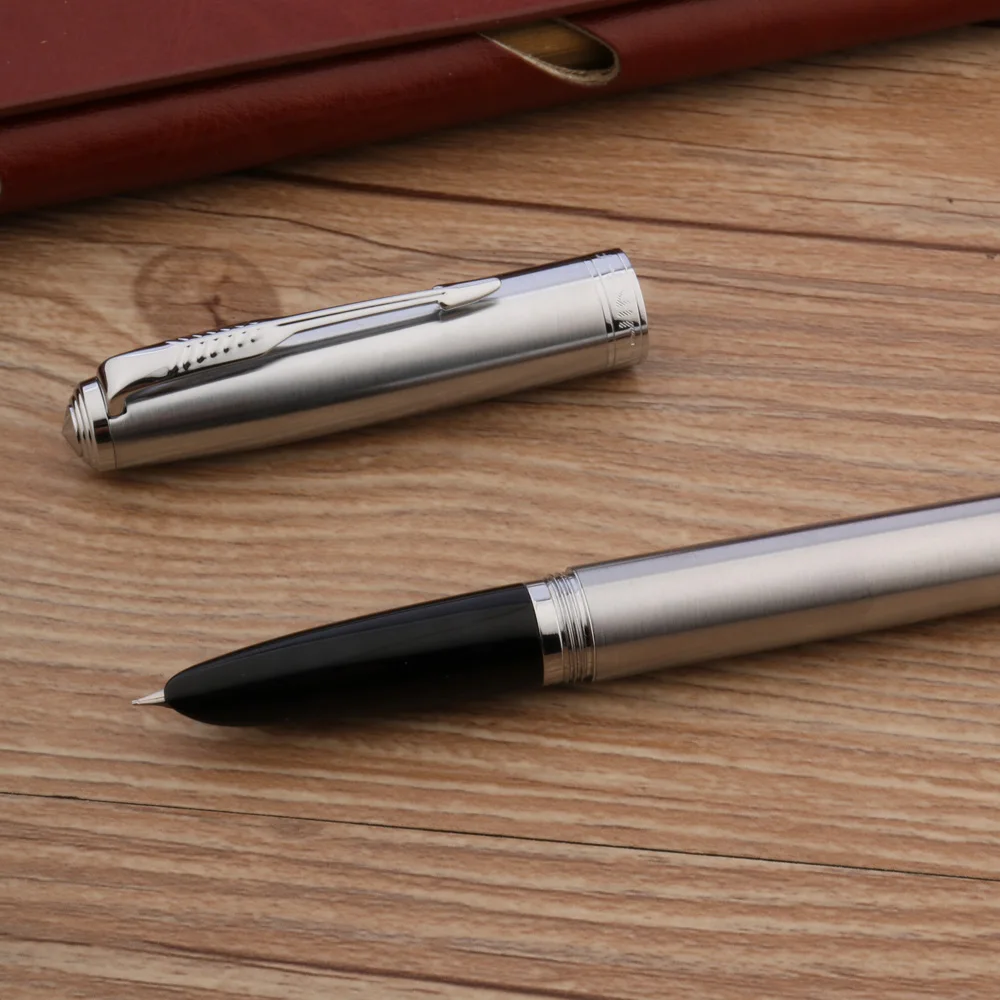 Ручка перьевая JINHAO 85 Классическая вращающаяся карандаш из нержавеющей стали с