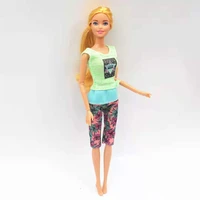 green tank top floral trousers 16 bjd doll clothes for barbie clothes outfits casual wear 11 5 dolls accessories toys for girl