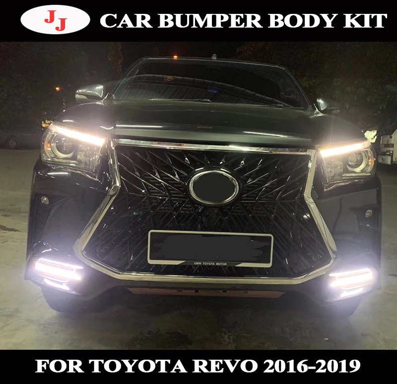 Для Hilux Revo Rocco 2016-2019 комплект кузова автомобиля стильный бампер из полипропилена