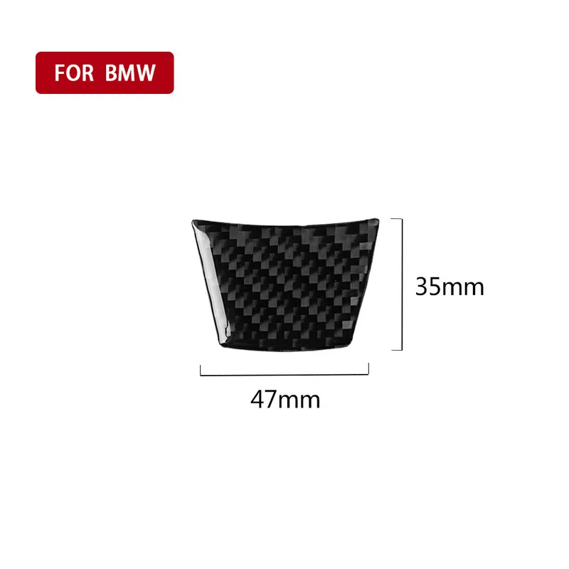 Чехол-наклейка для рулевого колеса из углеродного волокна с логотипом M