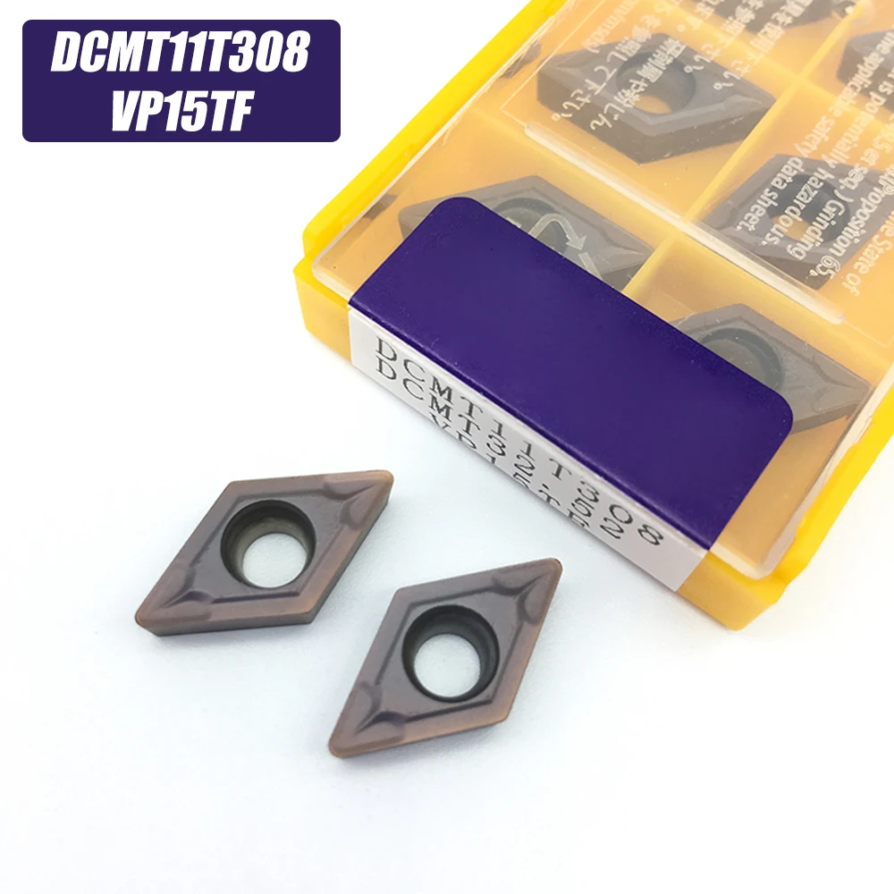 20 шт. DCMT11T308 карбидная вставка DCMT11 T308 dcmt32 52 VP15TF лицевая фреза CNC инструменты