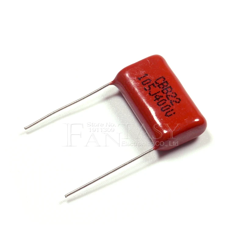 10 шт. 400V105 1 мкФ шаг 20 мм 400 в 105 1000NF CBB полипропиленовый пленочный конденсатор|film