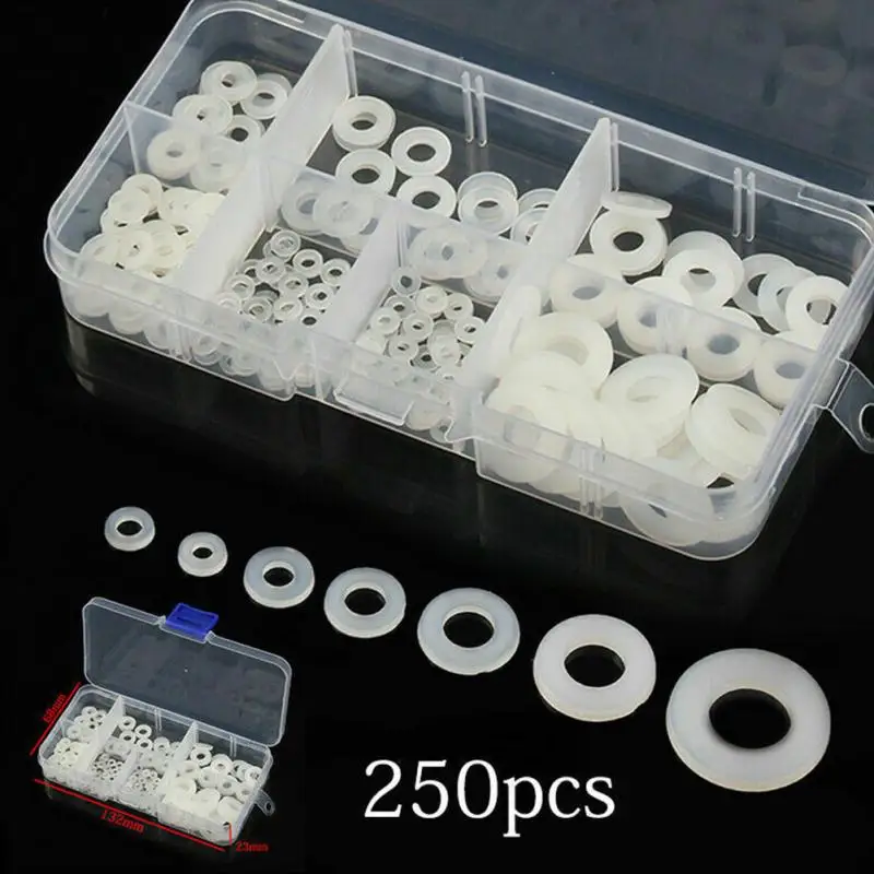 250 шт. запечатанный круглый износостойкости многоцелевой прокладки шайбы