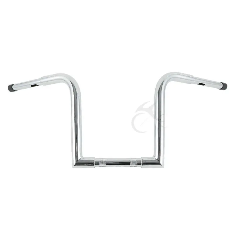 Chrome Мотоцикл 1-1/" 12" Rise Ape вешалка бар жир руль для Harley Sportster 883 1200 XL Softail FLST FXST - Цвет: Chrome