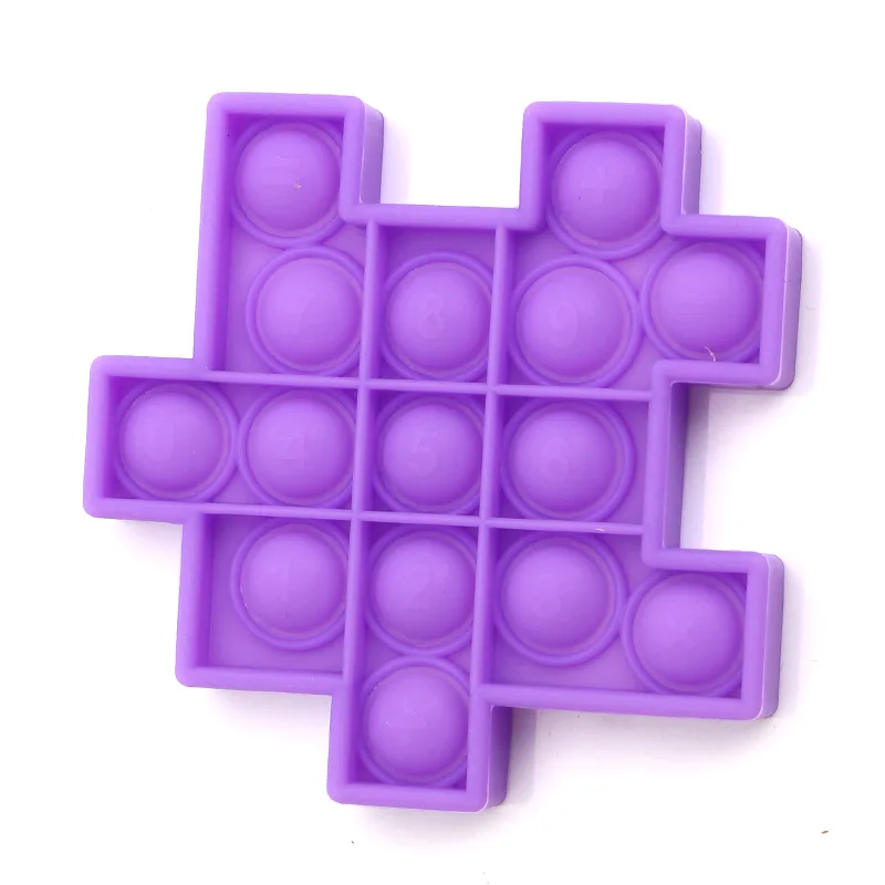 

Pops Kit Cube Fidget Relieve Stress Toys Model Bubble Anti-stress Adult Children Sensory Silicone Puzzle Squeeze Children Gift