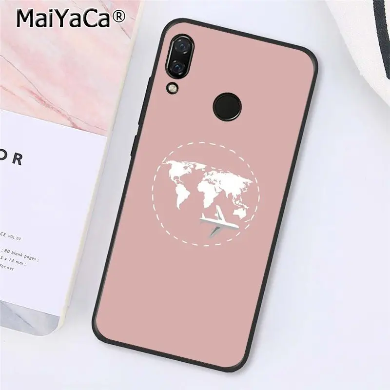 A2 MaiYaCa Любовь Путешествия розовый бумажный самолет чехол для телефона Xiaomi Redmi4X 6A S2 Go Redmi 5 5Plus Note4 Note5 7 Note6Pro - Цвет: A2