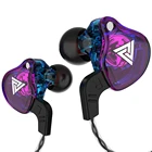 QKZ AK6 медный драйвер 3,5 мм HiFi спортивные наушники-вкладыши Наушники для бега с микрофоном гарнитура музыкальные наушники