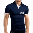 Гербалайф 24 2021 новые летние футболки-поло удобные рубашка с короткими рукавами мужской хлопок Harajuku топы случайные спортивные мужские футболки