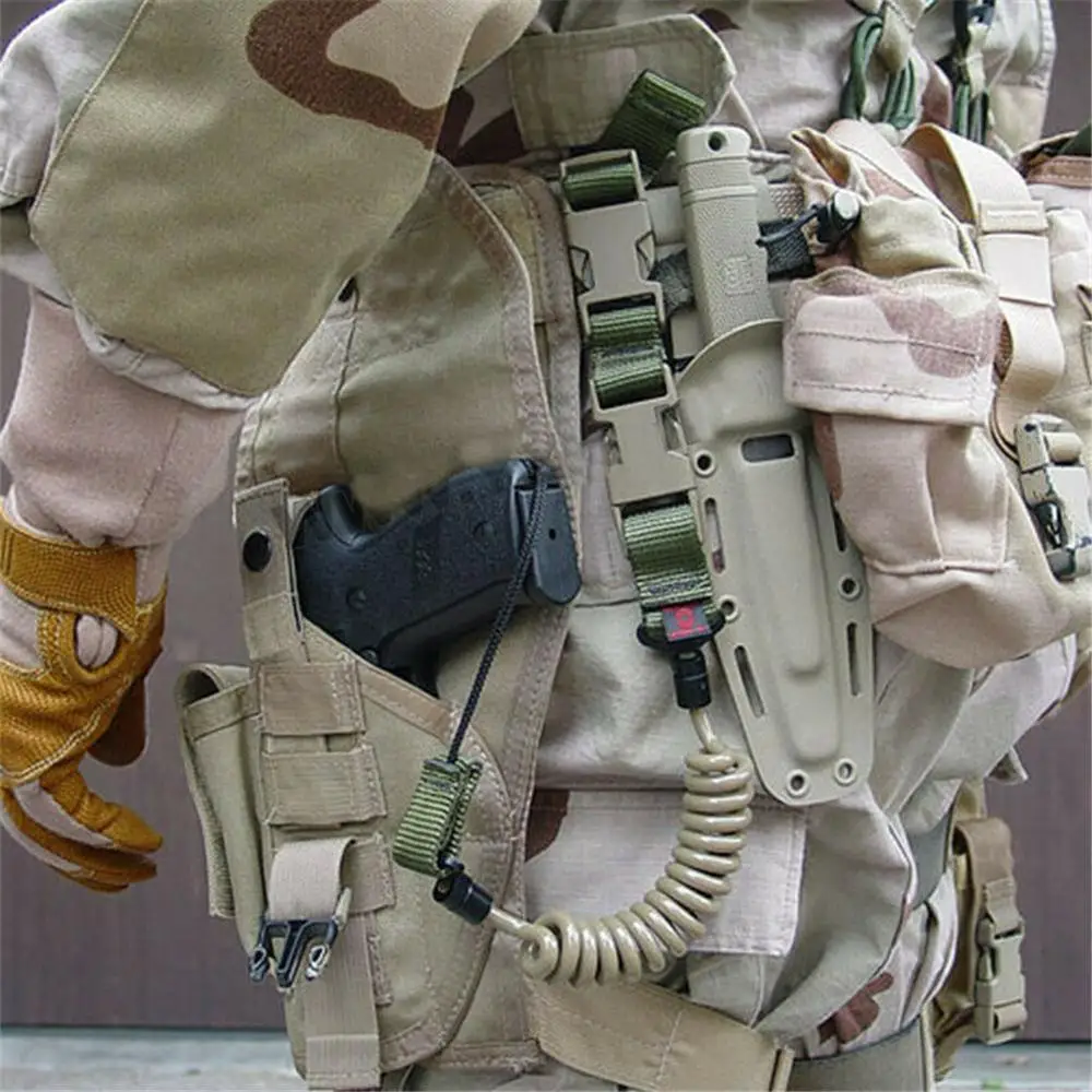 Три цвета страйкбольный весенний ремешок двухточечный ремень для винтовки