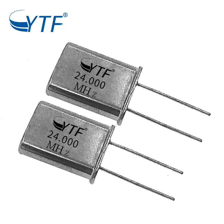 

Chinese supply Electronic Component 2 Pin Crystal Oscillator 20-27MHZ 8PF-32PF