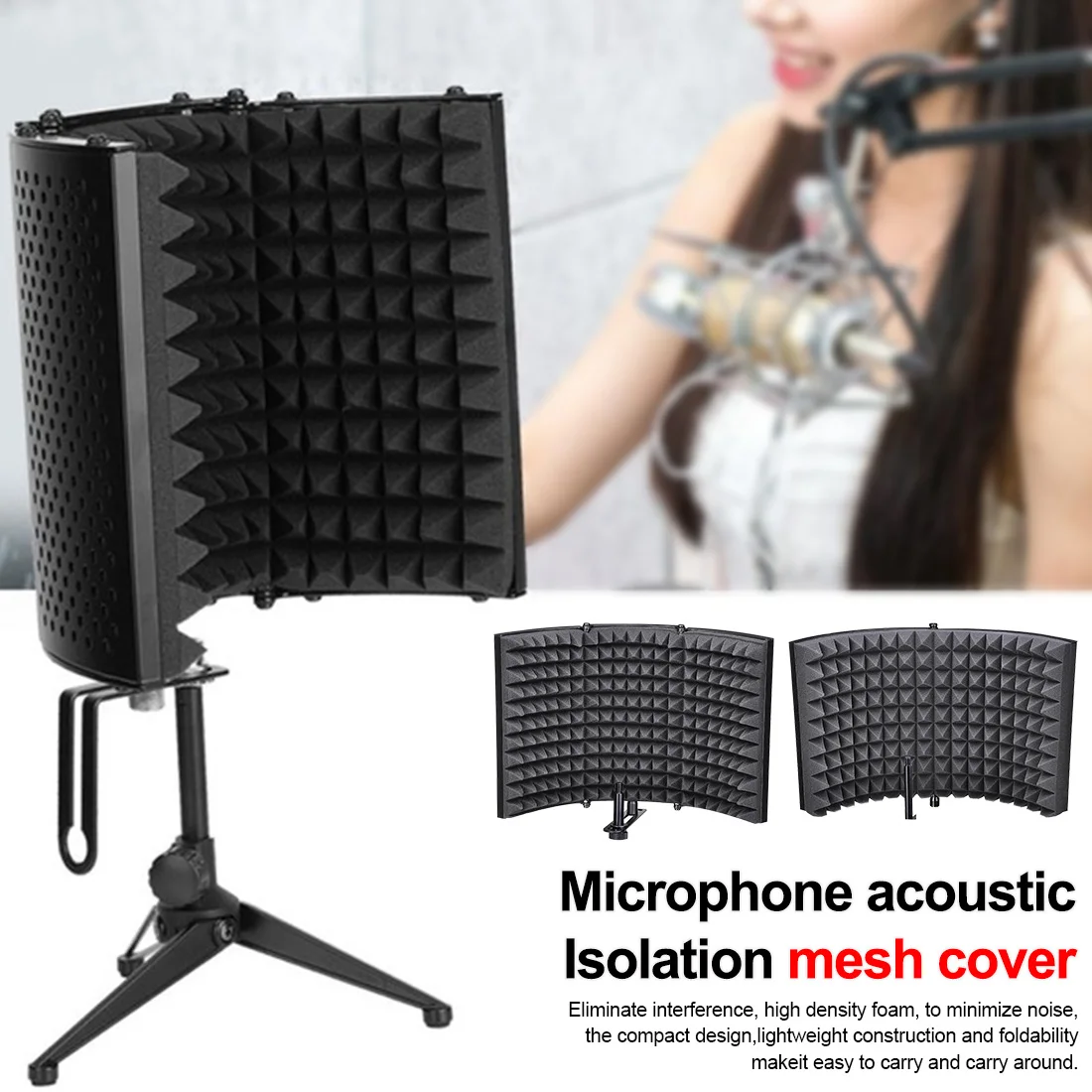 Складной Сетчатый микрофон с защитой от распыления | Электроника