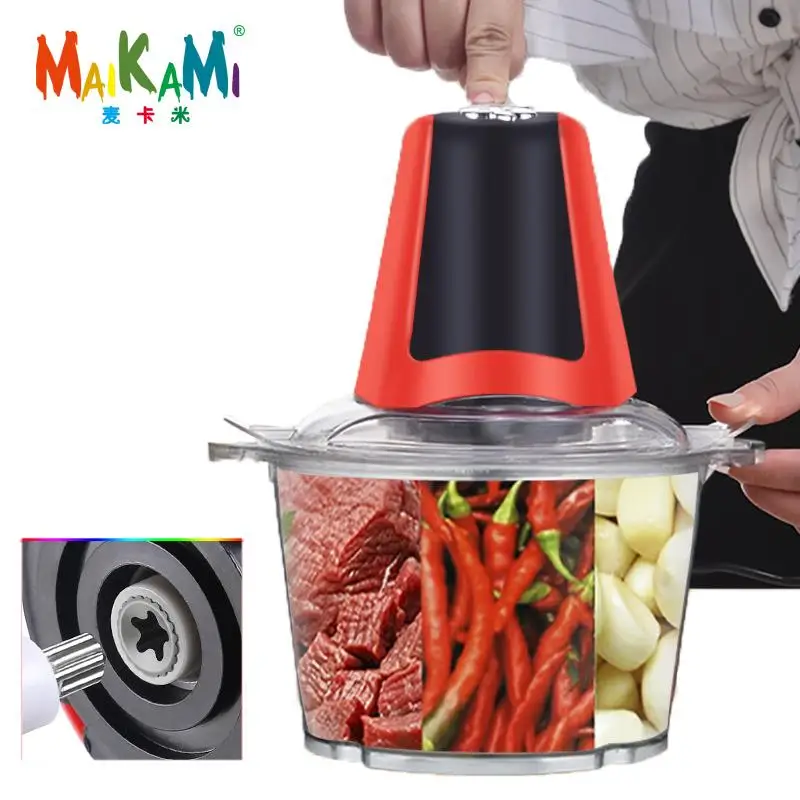 MAIKAMI 2 скорости 350 Вт ABS 3L Емкость Электрический измельчитель мясорубка кухонный комбайн слайсер
