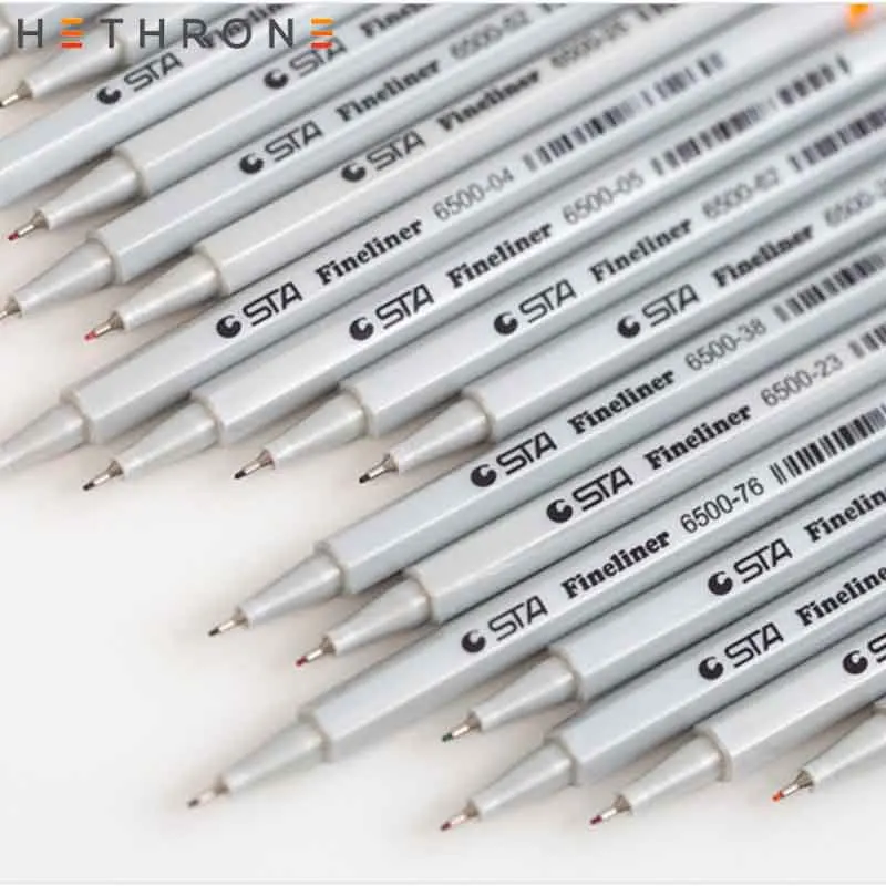 Hethrone 25 шт./компл. блестящая светящаяся авторучка цветная с острым художественным