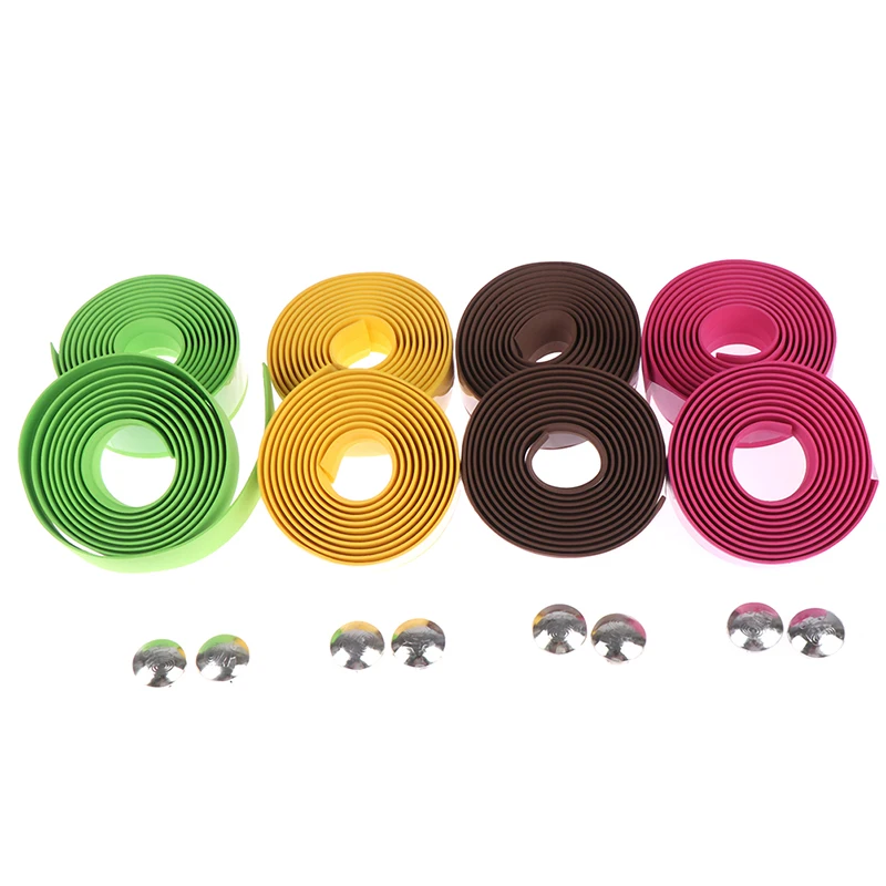 

1Pair Anti-slip Handlebar Tape Road Bike Cork Bicycle Carbon Handle Belt Wrap+2 Bar Plug Bicycle Parts Bike Accessories